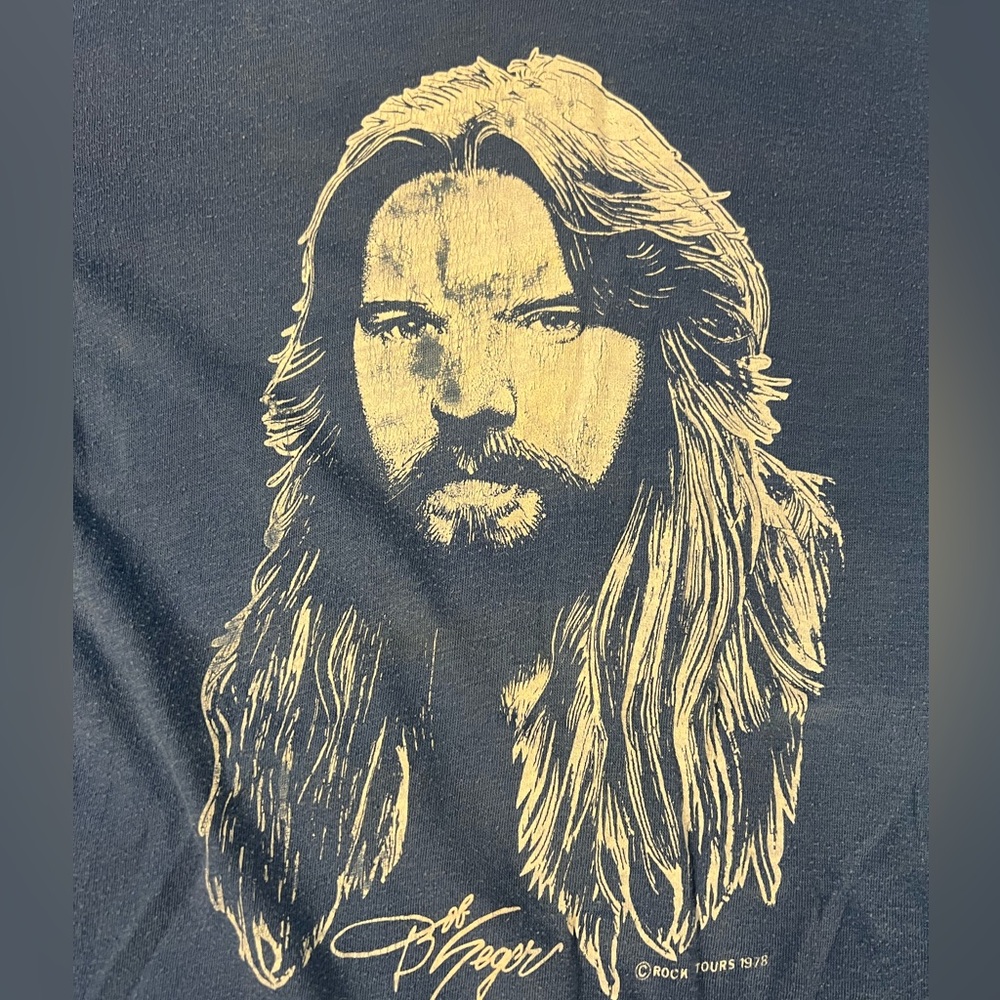 Vintage Bob Seger & the Silver Bullet Band Stranger in Town T Shirt 1978